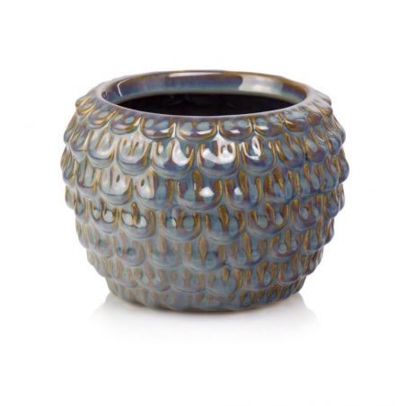 osłonka ceramiczna szyszka szara 16 cm