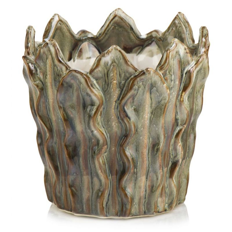 osłonka ceramiczna korona brązowa 14 cm