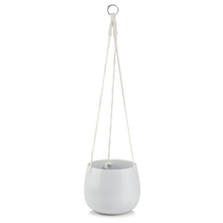 osłonka ceramiczna wisząca biała 20 cm
