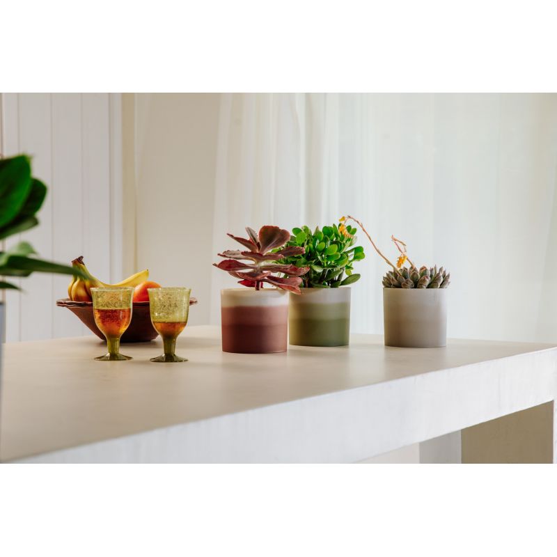 osłonka Elho colour gradient cedar brown