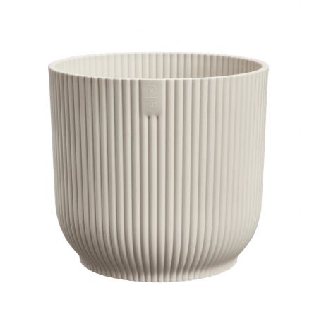 osłonka Elho vibes fold linen white 14 cm