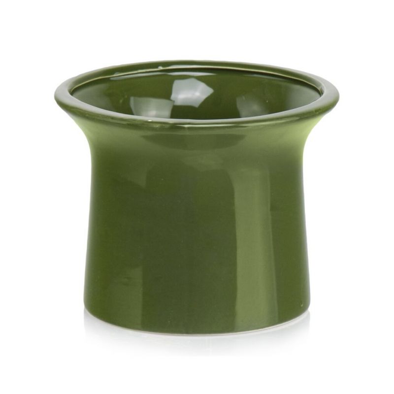 osłonka ceramiczna kielich zielona 13 cm