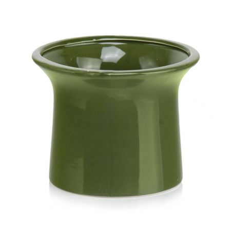 osłonka ceramiczna kielich zielona 13 cm